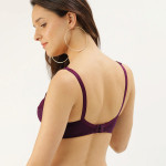 Burgundy Lace Non-Wired Non Padded Everyday Bra